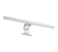 SEBSON Lámpara de Espejo Baño 40cm con Interruptor Táctil y Enchufe - Blanco Neutro 4000K, 8W, 550lm, IP44 - Luz Espejo Baño para Maquillaje, Luz Armario Espejo