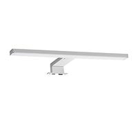 SEBSON® Lampara Espejo Baño LED 40cm con interruptor, IP44 8W 800lm Blanca Neutra 4000K, Luz Espejo Baño, Luz Armario LED - 400x133x38mm
