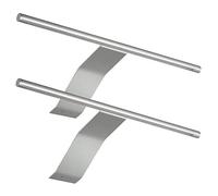 SEBSON® Lámpara LED Armario, luz del gabinete con interruptor y enchufe, blanca cálida 3000K, 2x 3,5W, 2x 230lm, luces de armario, 2 unidades