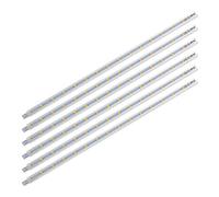 SEBSON® LED Bajo Mueble 30cm, Set de 6, Tiras de Luz con Enchufe e Interruptor 12V, Blanco Cálido 3000K, 1,8W Equivale a 15W, 190lm, IP20, 8,8x6,7x300mm