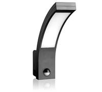 SEBSON LED Lampara Exterior con Sensor Movimiento, Aplique Pared IP65 Antracita 15W 1000lm Blanco Frío 5800K, Iluminacion Exterior Sensor 9m/140°