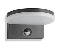 SEBSON LED Lampara Exterior con Sensor Movimiento, Aplique Pared IP65 Antracita 15W 1300lm Blanco Frío 5800K, Iluminacion Exterior Sensor 9m/140°