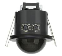 SEBSON Sensor de Movimiento Exterior 20m/360° - Detector de Movimiento - Montaje Empotrado en Techo - Sensor PIR programable, Apto para LED