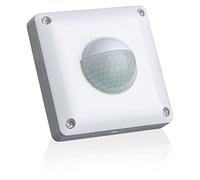 SEBSON Sensor de Movimiento Exterior IP65 - Juego de 2 - Montaje Empotrado en Pared, LED Adecuado, Programable Sensor PIR, Alcance 10m/190° - Blanco