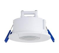 SEBSON Sensor de Movimiento Interior 8m/360° - Detector de Movimiento - Montaje Empotrado en Techo - Sensor PIR Programable, Apto para LED 600W, IP20