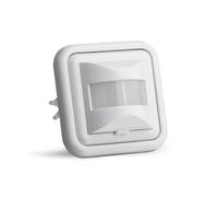 SEBSON Sensor de Movimiento Interior Empotrado, LED 100W, Alcance 9m | Detector de Movimiento programable, Sensor PIR 9m/160°, 3 Hilos, para Caja Empotrable Ø68mm, Interruptor de Pared