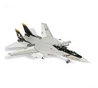 SEBUNAS Modelo de avión Tomcat F14 a escala 1/72, modelo de avión Jolly Roger VF-84 Fighter Jet en miniatura de metal fundido a presión para entusiastas de la aviación militar, colección o regalo para