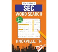 SEC Word Search - Knoxville, TN. Edition: Word Searches About All Things Knoxville, the University of Tennessee, Campus, Food, Landmarks, Sports, With ... Perfect for Students, Gifts, Holidays