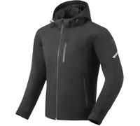 Seca District Chaqueta textil de moto impermeable, negro, tamaño XL para Hombres