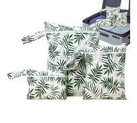 seca húmeda, húmeda impermeable - Paquete impermeable de almacenamiento con pañales con cremallera | húmeda para trajes de baño, viajes, playa, piscina, bañeras, pañales, ropa de gimnasia de yoga suci