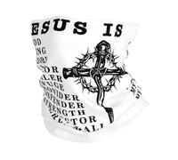 Secado rápido Calentador de Cuello,Jesús mi Dios Rey Señor,Bandana Unisexo Cuello Bufanda para Mujer Yoga Deportes 26X30cm