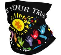 Secado rápido Cuello Pañuelo Conciencia del Autismo: está Bien ser Diferente Bandana Pañuelo de Cabeza 26X30cm para Adulto,Motocicleta,Yoga