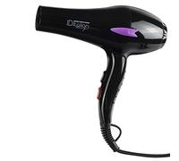 Secador - ITALIAN DESIGN IDEGTIELITE2200WI, 2200 W, 3 niveles temperatura, Negro