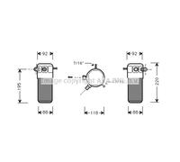 Secador, aire acondicionado AVA COOLING OLD118