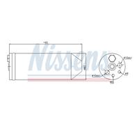 NISSENS Trockner, Klimaanlage 95070