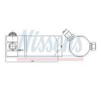 NISSENS 95117 Filtro deshidratante, aire acondicionado