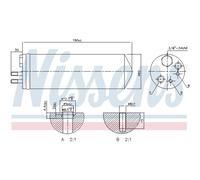 Secador, aire acondicionado NISSENS 95148