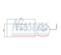 Secador, aire acondicionado NISSENS 95232