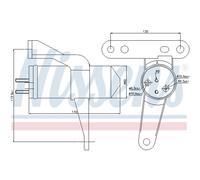 Secador, aire acondicionado NISSENS 95470