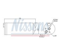 Secador, aire acondicionado NISSENS 95485