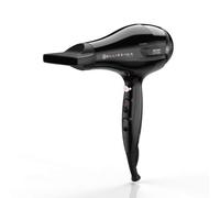 Secador - Bellissima SD9 2200, 2 Velocidades, 3 Temperaturas, Golpe aire frío, Anillo enganche, Negro