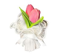 Secador Coche Regalo del Día de la para Coche Red de Perfume para Coche Ramo Creativo Rojo Suministros de decoración para Coche Adornos Decoración de Perfume de para Coche Difusor De (B, One Size)