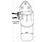 Secador, aire acondicionado NRF 33131