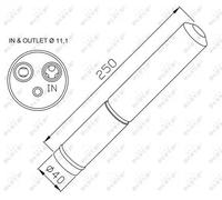 Secador, aire acondicionado NRF 33295