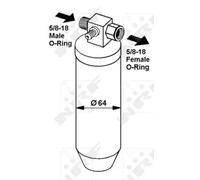 NRF 33068 Filtro deshidratante, aire acondicionado