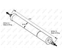 NRF 33097 Filtro deshidratante, aire acondicionado