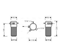 Secador, aire acondicionado AVA COOLING OLD118