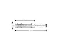 Secador de aire acondicionado R 134 a BWD279 AVA QUALITY COOLING para BMW 7 5 6