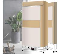 Secador de aire con calefacción para secar ropa de interior, secado rápido de varias velocidades con estante que ahorra espacio para climas brumosos