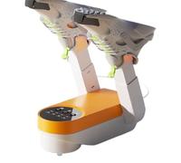Secador de botas portátil - Apagado automático plegable para uso húmedo seco, calentador de pies, reducción de olores, temporizador para trabajo, deporte, ropa de viaje