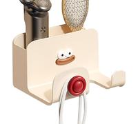 Secador de Cabello Perchas Organizador - Secador de Pelo Estante de Almacenamiento, Estante Secador de Pelo Montado en la Pared | Titular resistente al desgaste, Herramienta de organización segura e