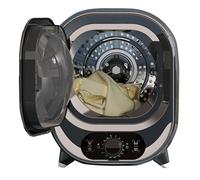 Secador de carga frontal compacto 6.5kg Capacidad, Secador de tambor eléctrico portátil para espacios pequeños, tambor de acero inoxidable, lavadora eficiente en energía Alternativa para dormitorios y