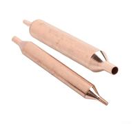 Secador de filtro de refrigeración, paquete de 2 unidades de secador de cobre para mangueras de refrigeración con tamiz molecular, fácil de instalar y reemplazar, adecuado para la mayoría de modelos