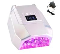 Secador De Manicura 98W Profesional Con Modos Doble Luz 4 Configuración Temporizador Ajustable 30 Cuentas Pantalla LCD Herramienta Curado Uñas Curado Rápido