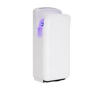 Secador de manos automático de aire pulsado, 2000 W, secado ultrarrápido 3-6 secos, sin contacto, ABS antibacteriano, fijación de pared, ideal para inodoros públicos y profesionales