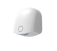 Secador de manos automático for baño, Sensor alta velocidad, dispositivo secado for el hogar, calentador eléctrico aire caliente, viento for Hotel comercial - Control de flujo(Bianco)