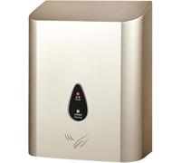 Secador de manos de inducción automático, 900 W, secador inteligente montado en la pared con luz azul, aire caliente y frío, tiempo de secado rápido en 10 segundos