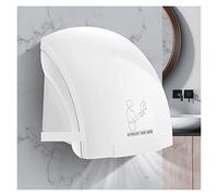 Secador de manos, Secador de manos inducción automática for Hotel, restaurante, edificio oficinas, secador frío y caliente, for baño doméstico Para el hogar, la cocina y el hotel(Bianco)