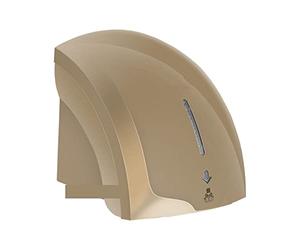 Secador de Manos, Secador de manos inducción automática for Hotel, restaurante, edificio oficinas, secador frío y caliente, for baño doméstico(Gold)