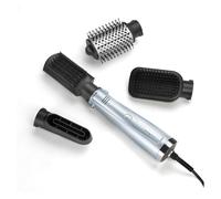 BaByliss Cepillo de aire 4 en 1 Hydro Fusion - Cepillo secador de pelo, Antiencrespamiento, 4 accesorios, Secador, Alisador, Voluminizador, Todo en uno, Azul, AS774E