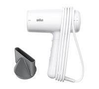 Secador de pelo Braun HD2.1 - Secador ligero y equilibrado con boquilla de secado, 2100 W, 3 ajustes de temperatura y 2 de velocidad, acabado blanco con brillo - BRHD210E
