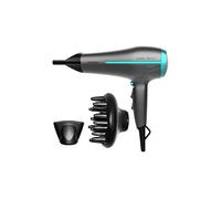 Cecotec Secador de Pelo Iónico Bamba IoniCare 5200 Aura Black. 2300W, Concentrador y Difusor, Cabello Sin Encrespamiento, Motor DC, Ion Real, Gran Caudal de Aire, 2 Velocidades y 3 Temperaturas