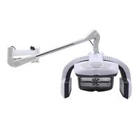 Secador de Pelo con Capucha, 1500 W, para Pared, con Placas calefactoras y Brazo oscilante Ajustable para barberías. Wall-Mount