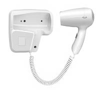 Secador de Pelo de Pared Eléctrico 1200W 2 Velocidades con Soporte Integrado