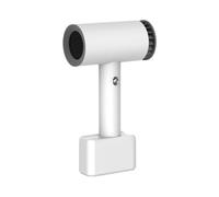 Secador de pelo inalámbrico de mano, portátil de 350 W, de pie, con función de aire caliente y frío, a batería, ideal para viajes, camping y uso doméstico