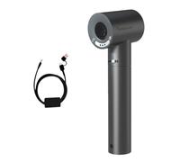 Secador de pelo inalámbrico de secado rápido, plegable, pequeño, con control de temperatura de 12 velocidades y carga rápida. Ideal para interiores, exteriores, camping y turismo